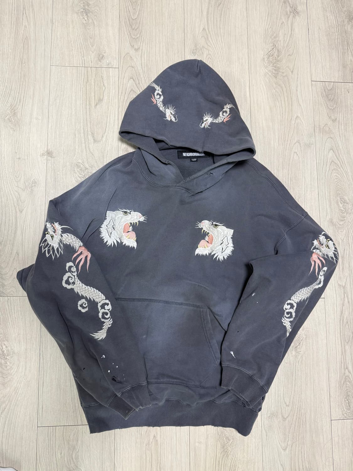 네이버후드 새비지 후드 그레이 상품이미지1