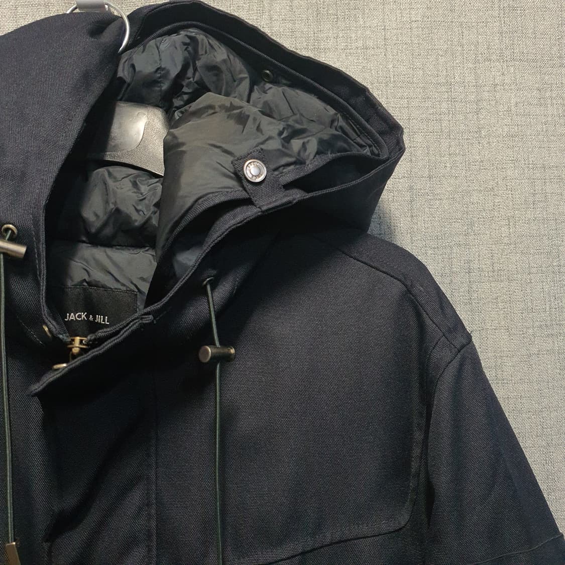 잭앤질 남성 후드 덕다운 패딩 파카  상품이미지4