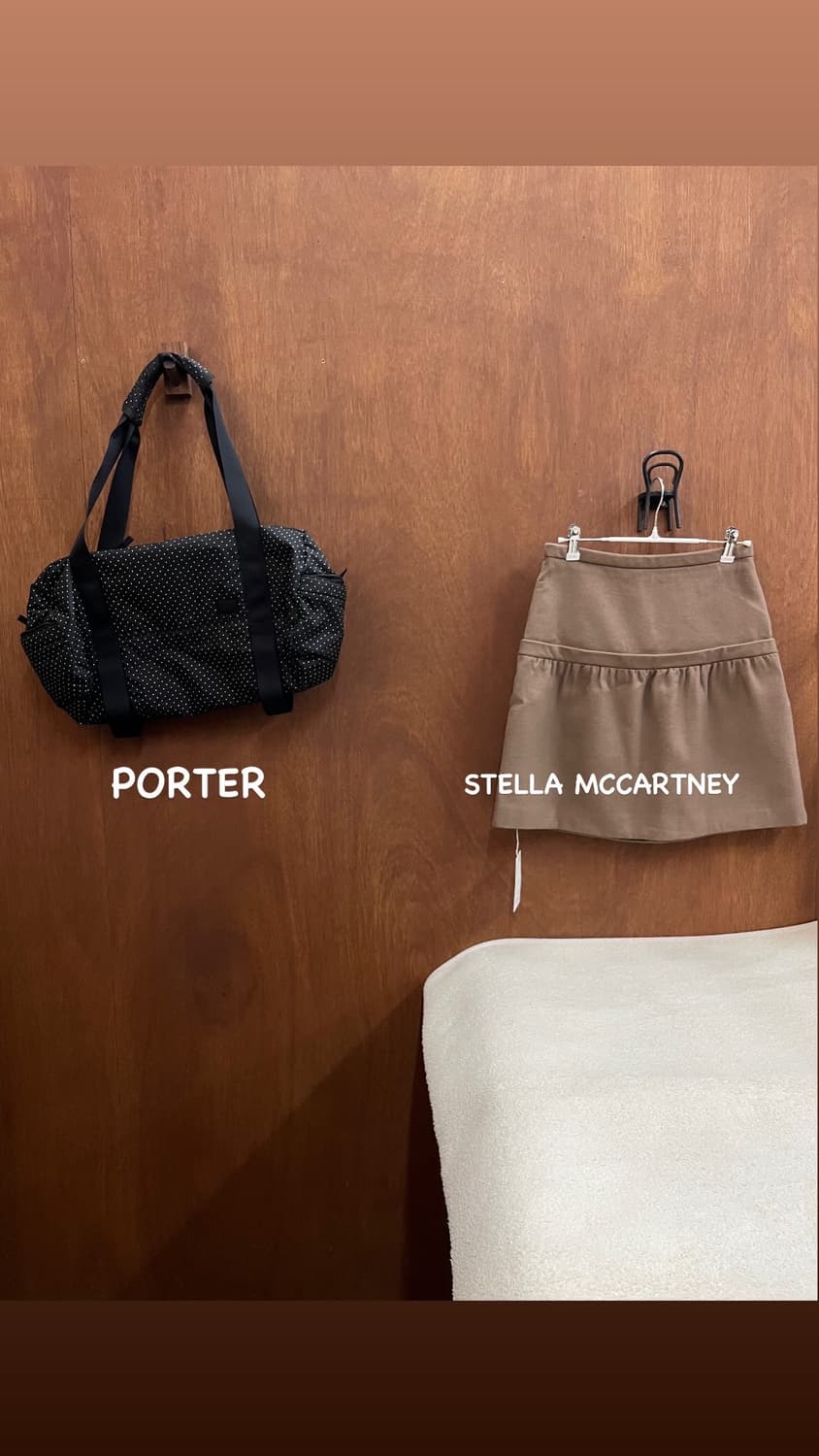 포터 도트 보스턴백 블랙 상품이미지2