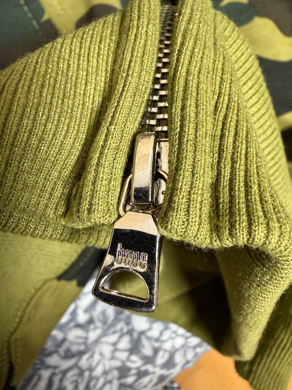 베이프 녹계 카모 후드 상품이미지3