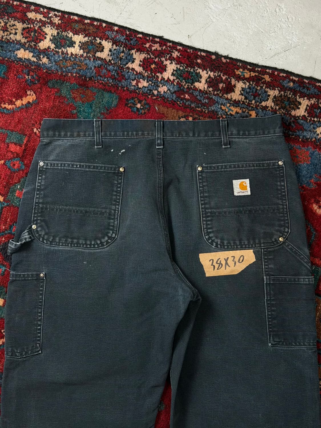 OG USA Made 칼하트 더블니 블랙 칼하트 B01 썩블니 상품이미지6