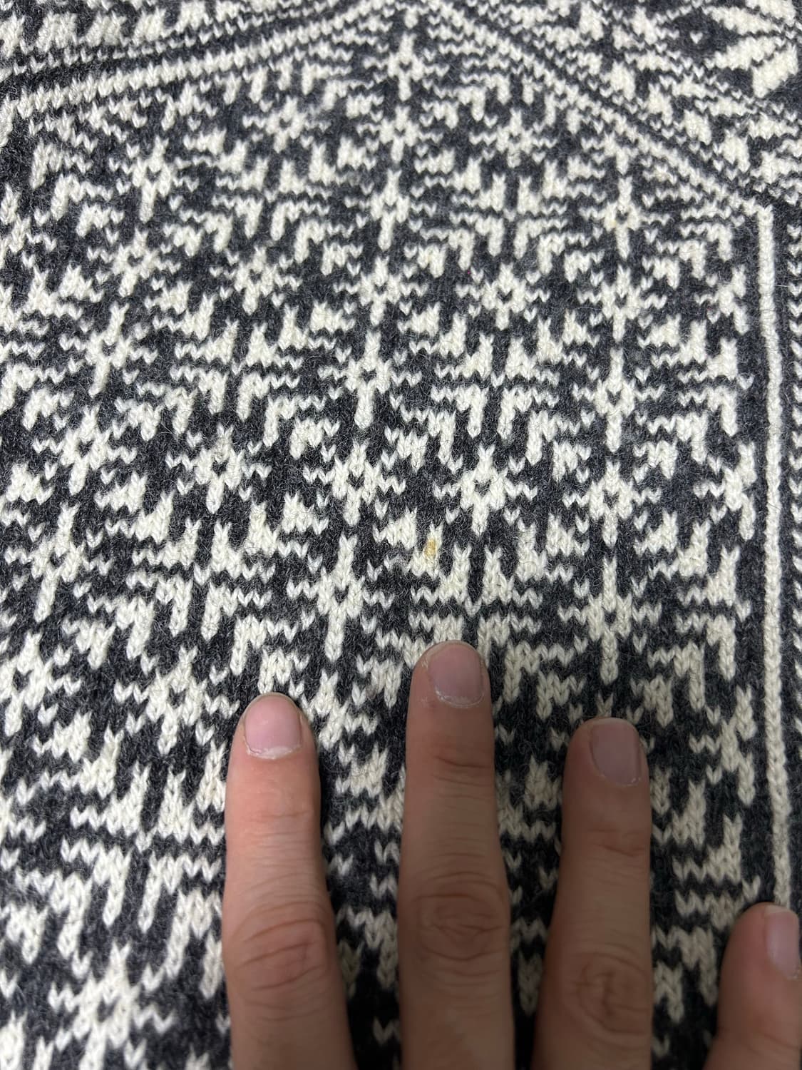 노르웨이제 울 니트 사이즈 105~110 상품이미지4