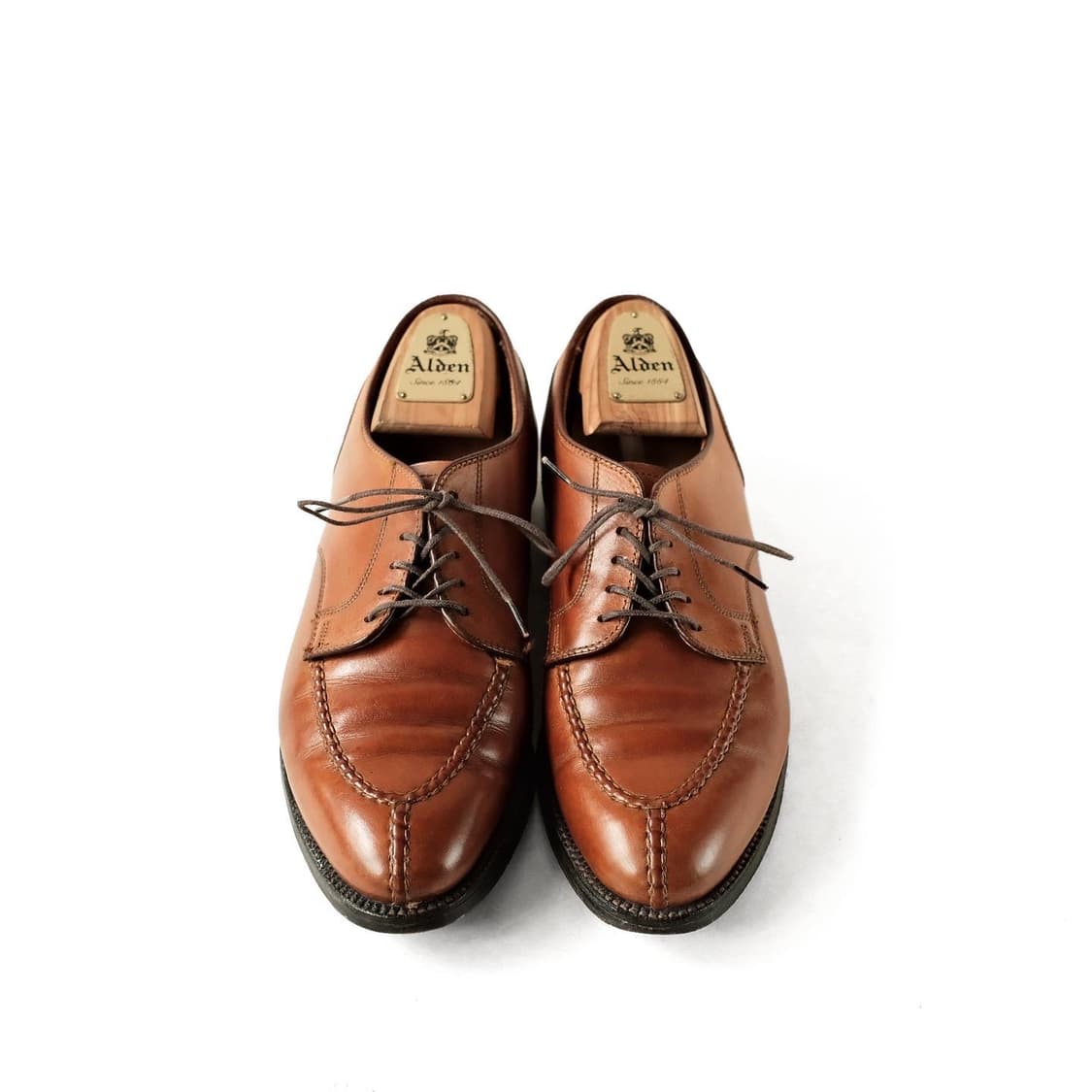 알든 962 9D NST 카프 더비슈즈 탄 상품이미지2