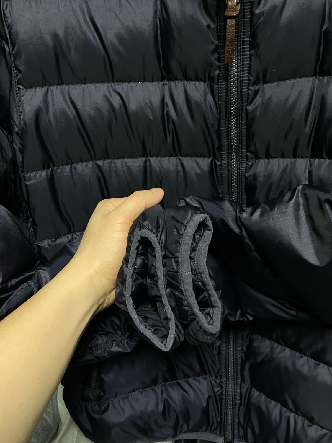 [XL사이즈] 버버리 경량 구스다운 패딩 자켓 네이비 상품이미지2