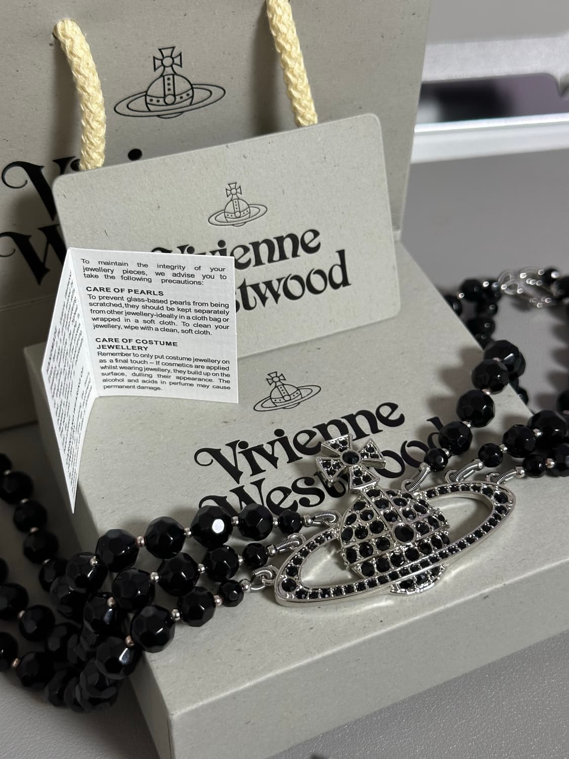 비비안 웨스트우드 메살린 쓰리 로우 초커 풀박스  상품이미지1