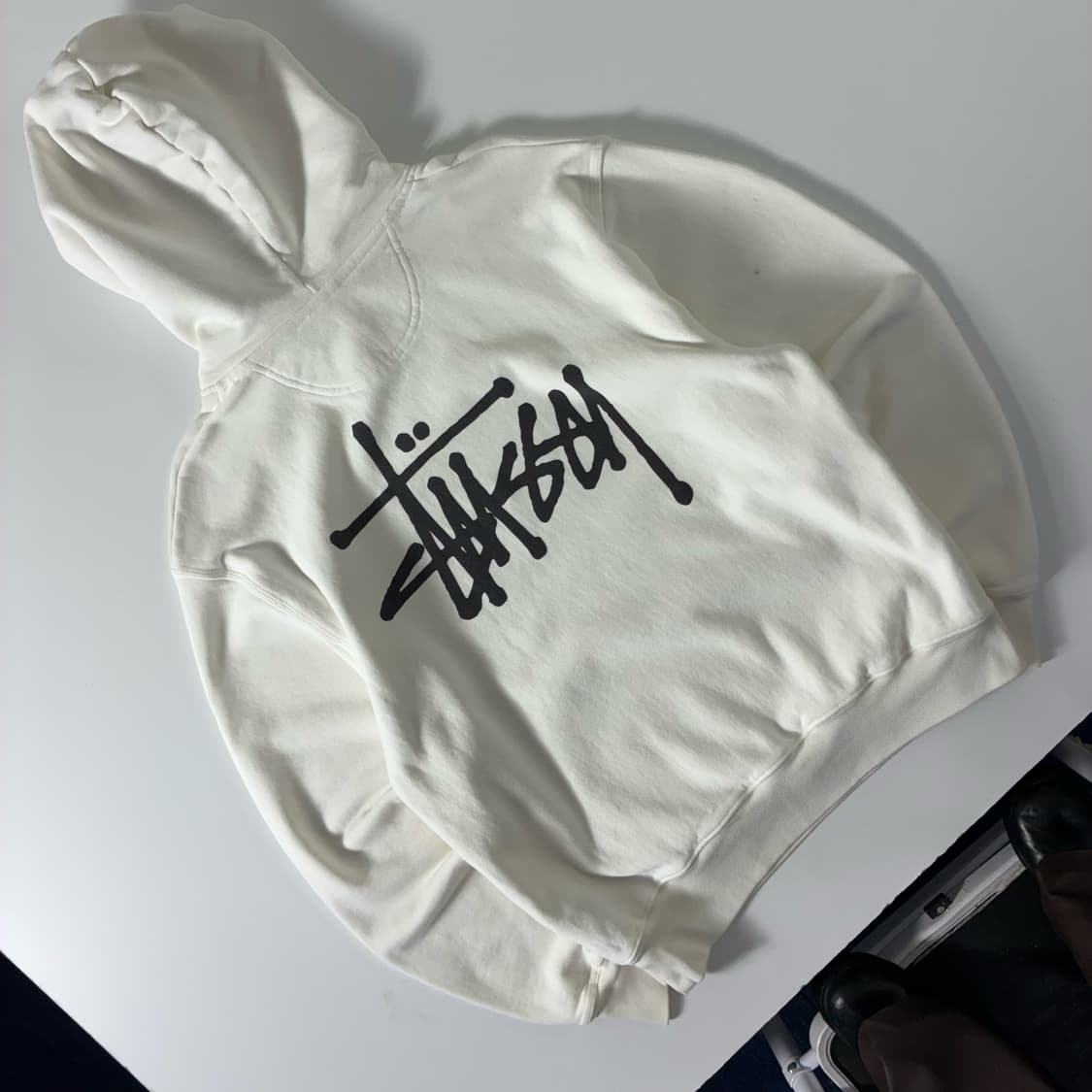 Stussy  스투시 베이직 코튼 백로고 후드티  상품이미지1