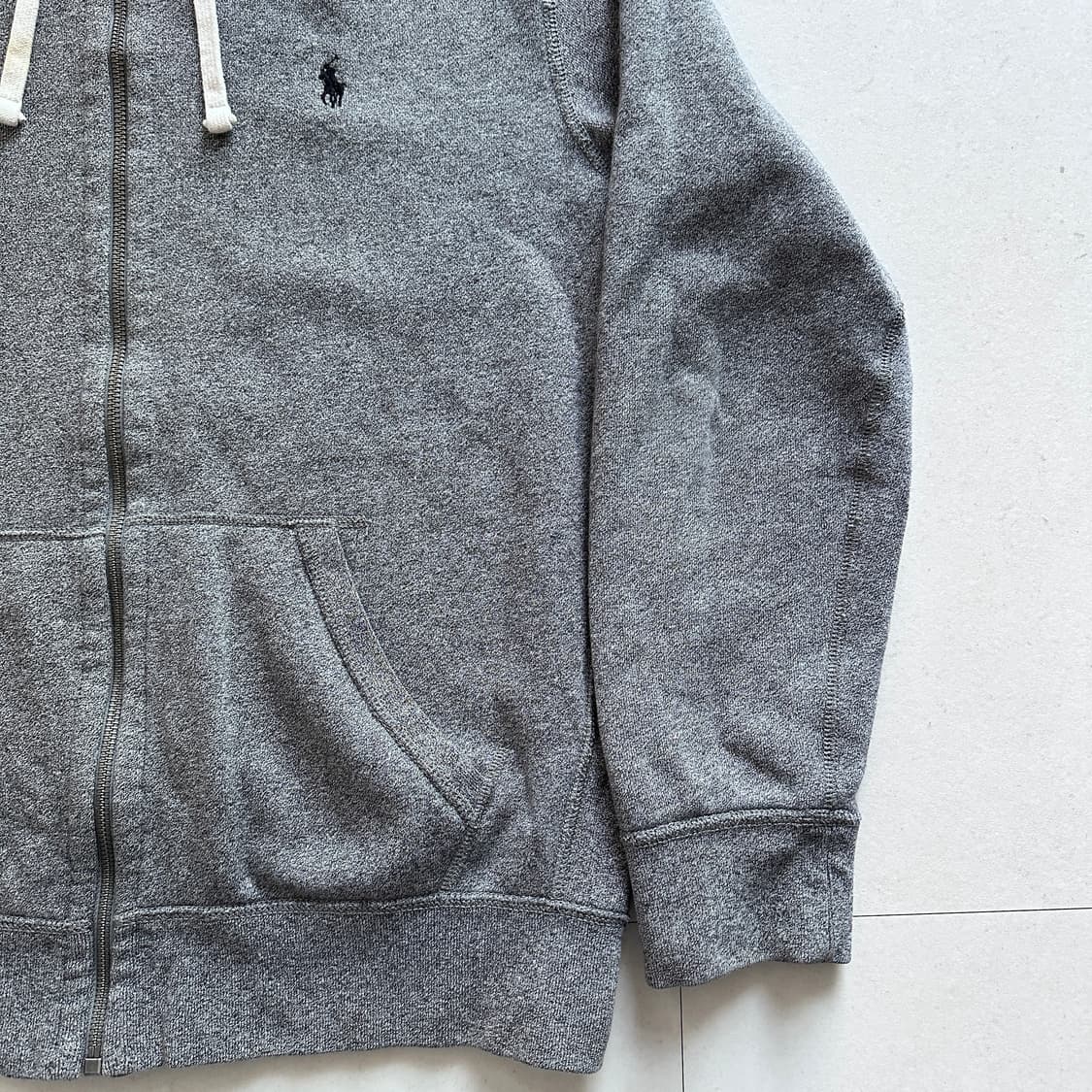 폴로 랄프로렌 그레이 써멀 후드집업 L 상품이미지3