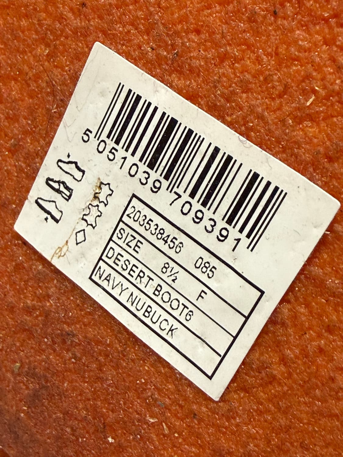 클락스 데저트 네이비 US 9 (270) 새상품 유니크컬러 상품이미지5