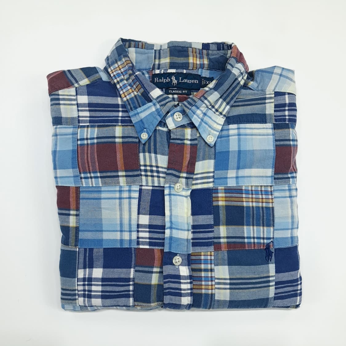 Cq191 2XL 폴로 랄프로렌 패치워크 긴팔 셔츠 남방 상품이미지9