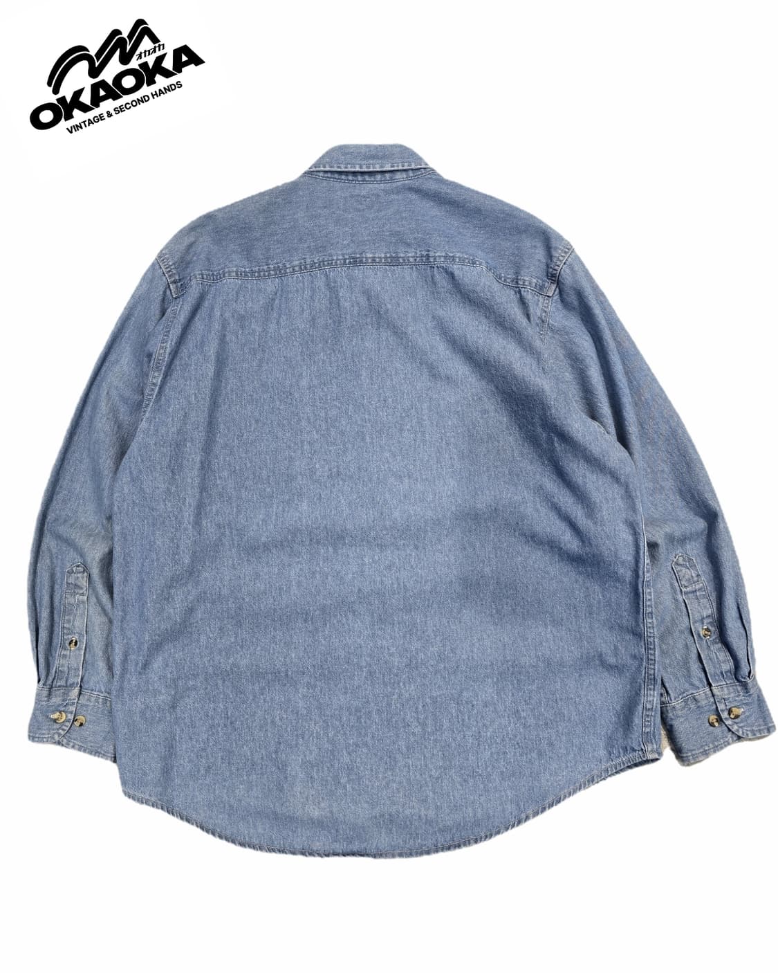 90's USA SPORTEX 데님 셔츠 상품이미지2