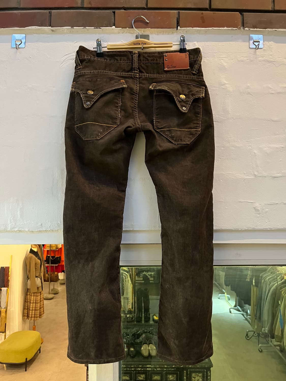 G-Star Raw 3301 브라운 슬림 코듀로이 팬츠 30x32 상품이미지7