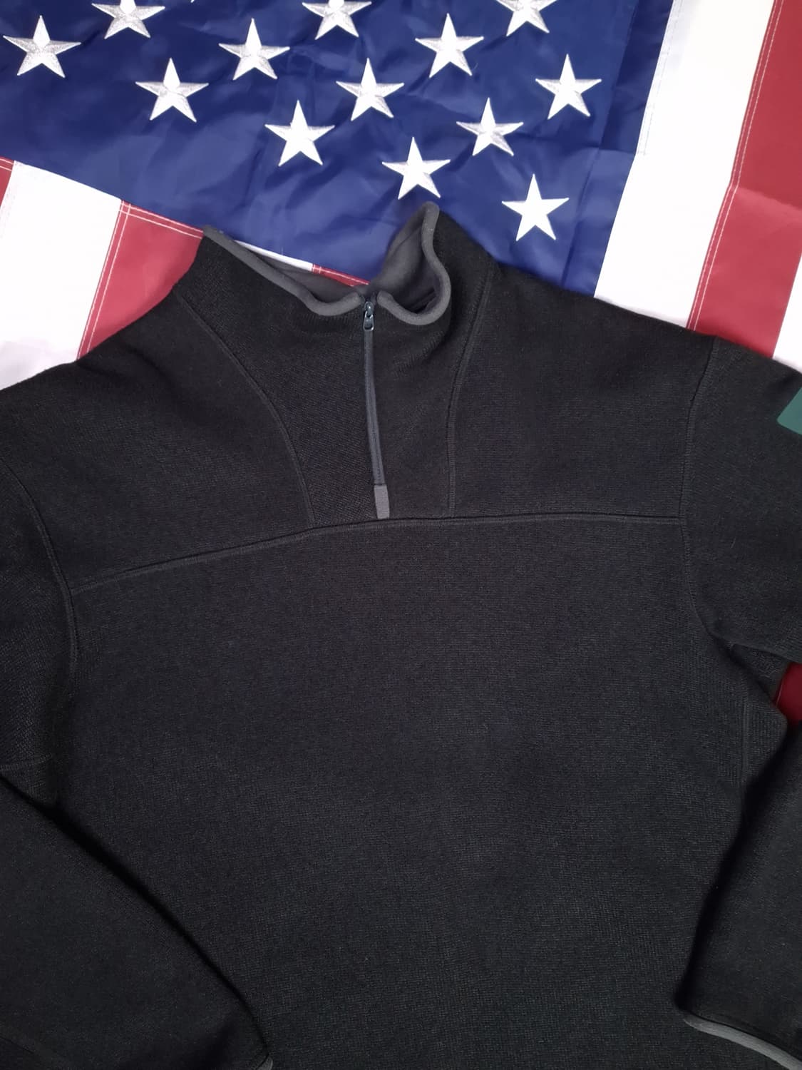 오리지날 아크테릭스 블랙 코버트 하프 집업 플리스 자켓 상품이미지5