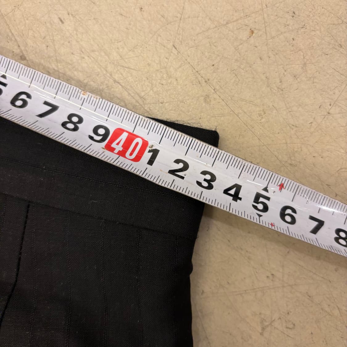 발망 스트라이프 와이드 슬랙스 상품이미지5