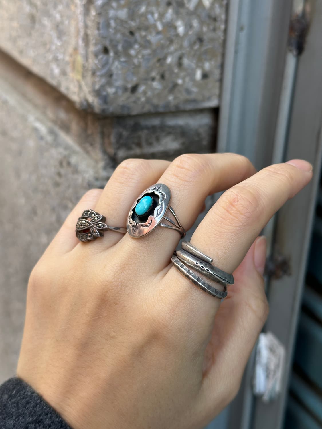 Navajo turquoise 925silver ring 상품이미지5