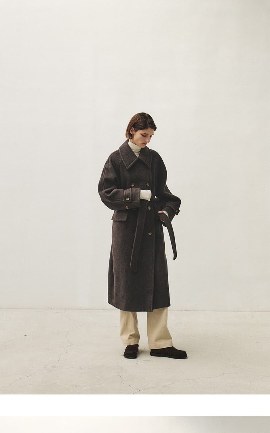 모한 TTW CASHMERE DOUBLE WOOL COAT 울코트 상품이미지2