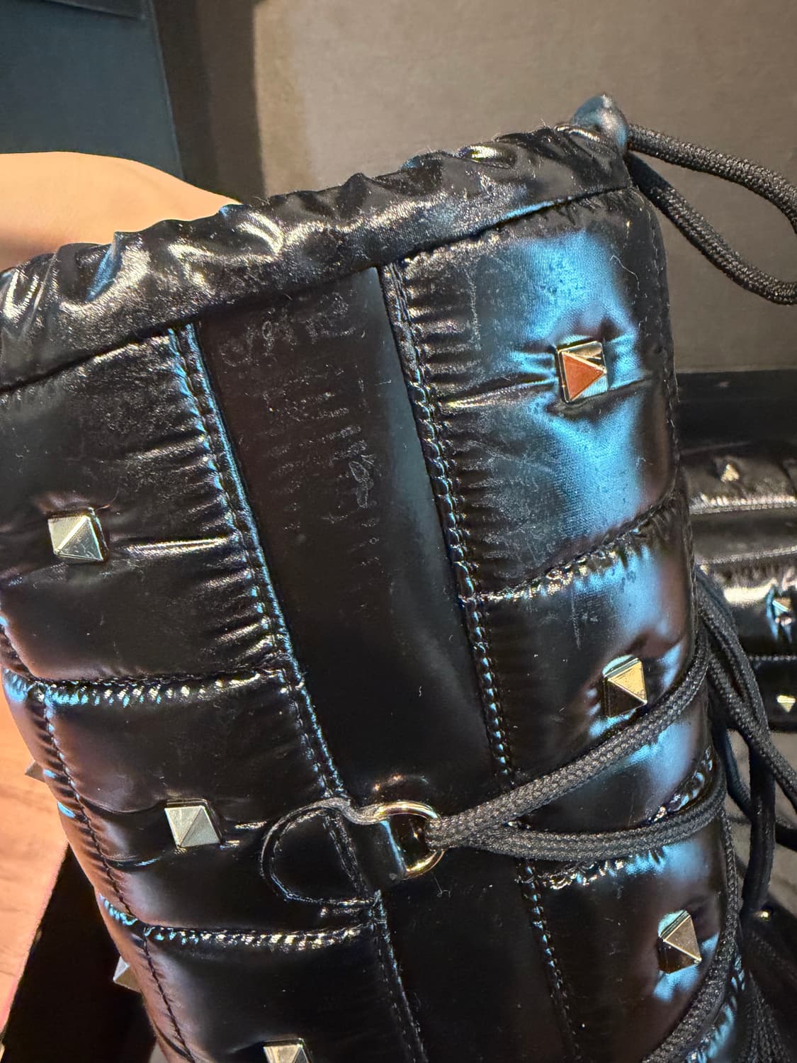 Valentino 스터드 문 부츠 37 / (박스,더스트백포함) 상품이미지8