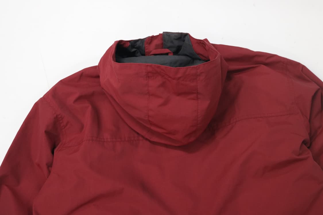 포인트스퀘어 빈티지 리플렉티브 라인 버건디 후드 윈드브레이커 (M) 상품이미지8