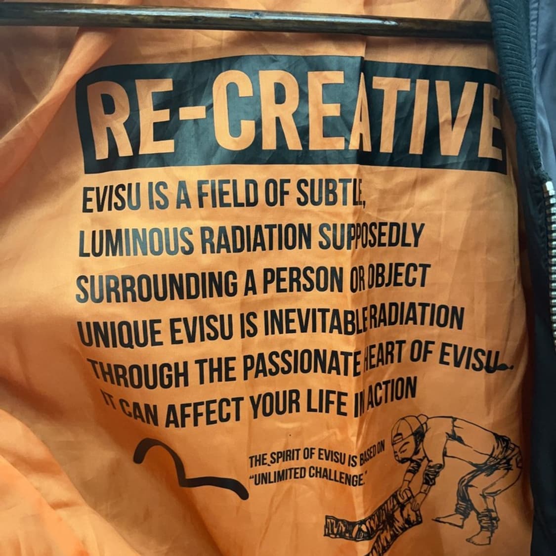 에비수 배색 블루종 항공점퍼 자켓 90 C07329 상품이미지5