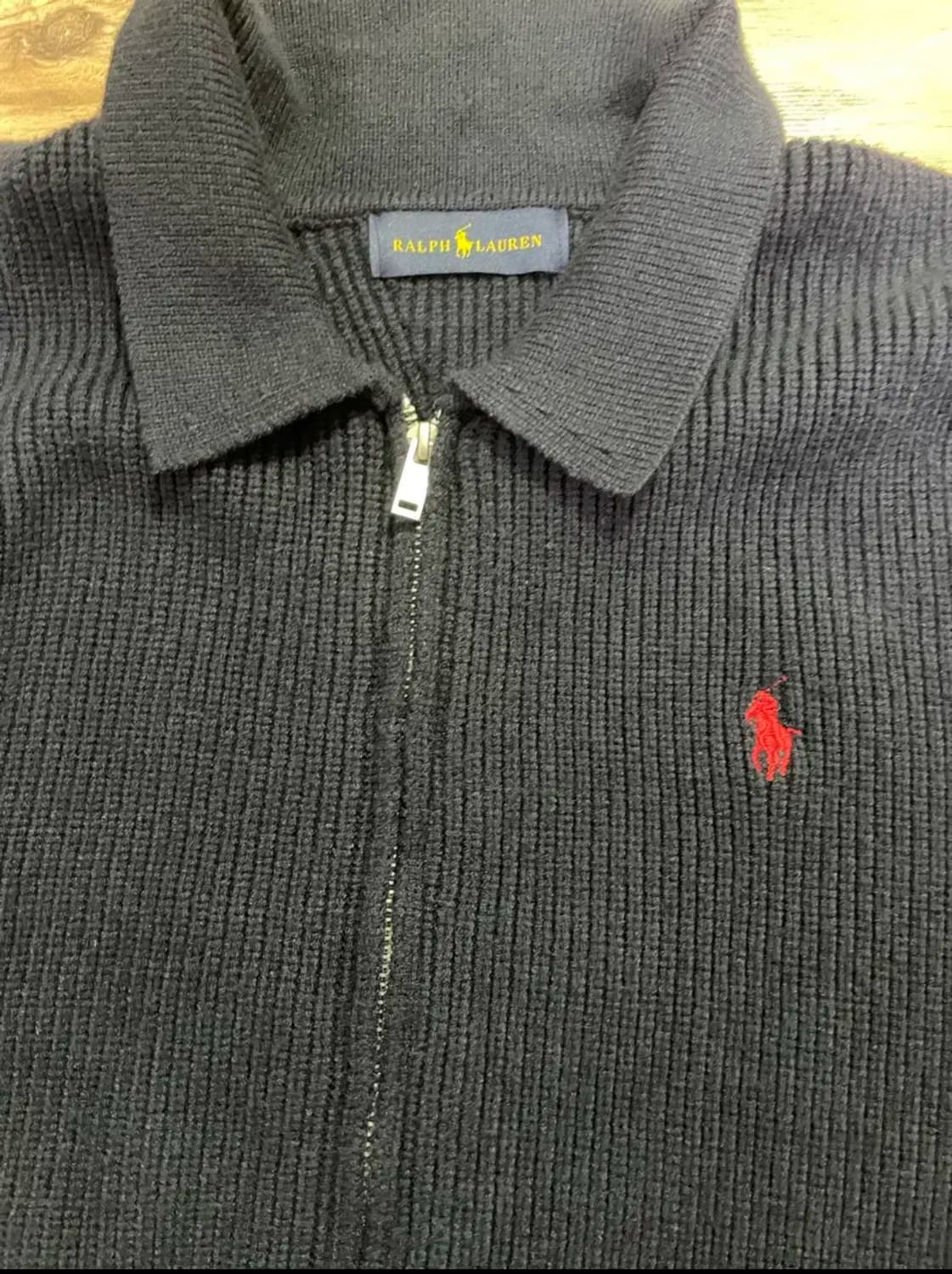 폴로 니트집업 Xl 상품이미지2
