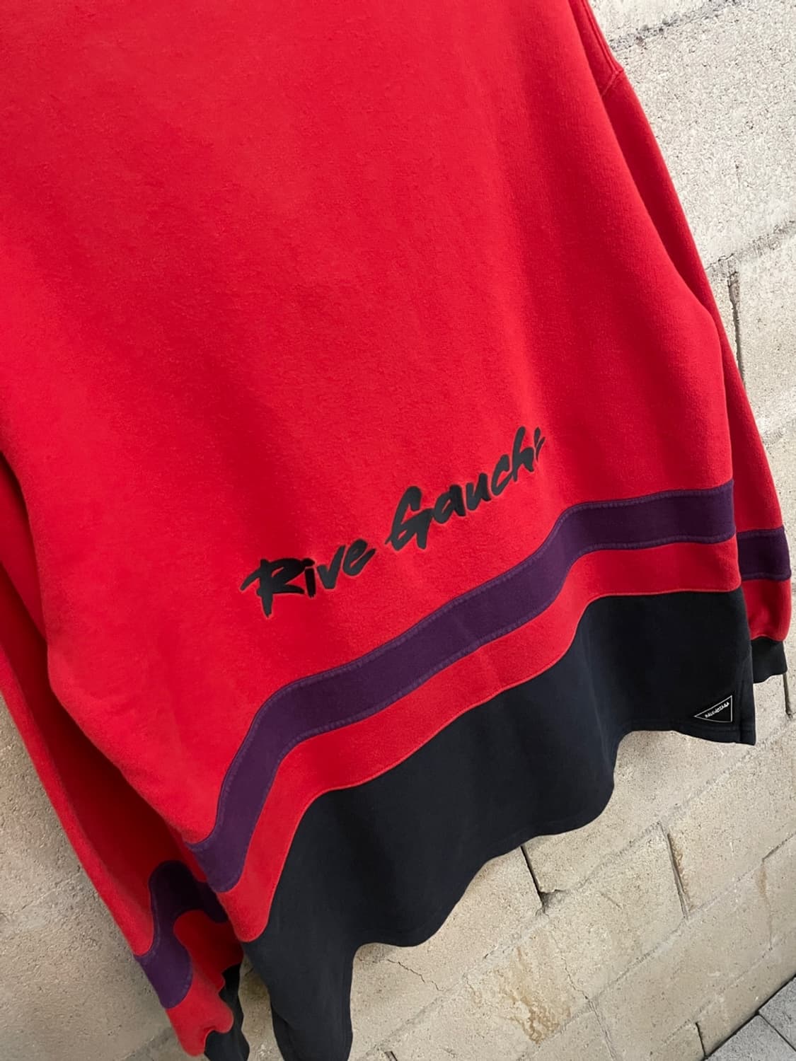 발렌시아가 BB 로고 반집업 맨투맨 상품이미지7