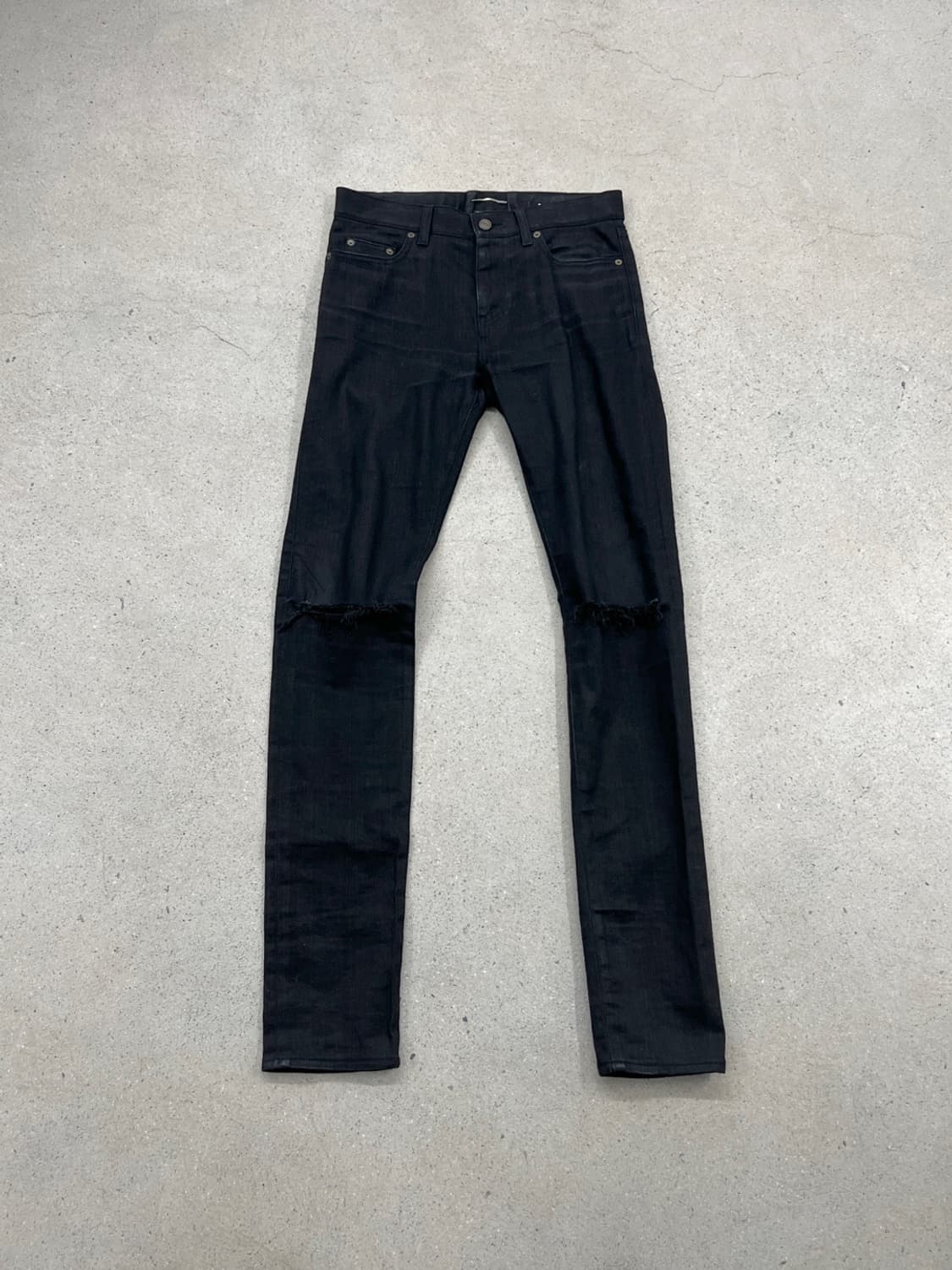 생로랑 15FW D02 무릎 디스 스키니진 상품이미지1