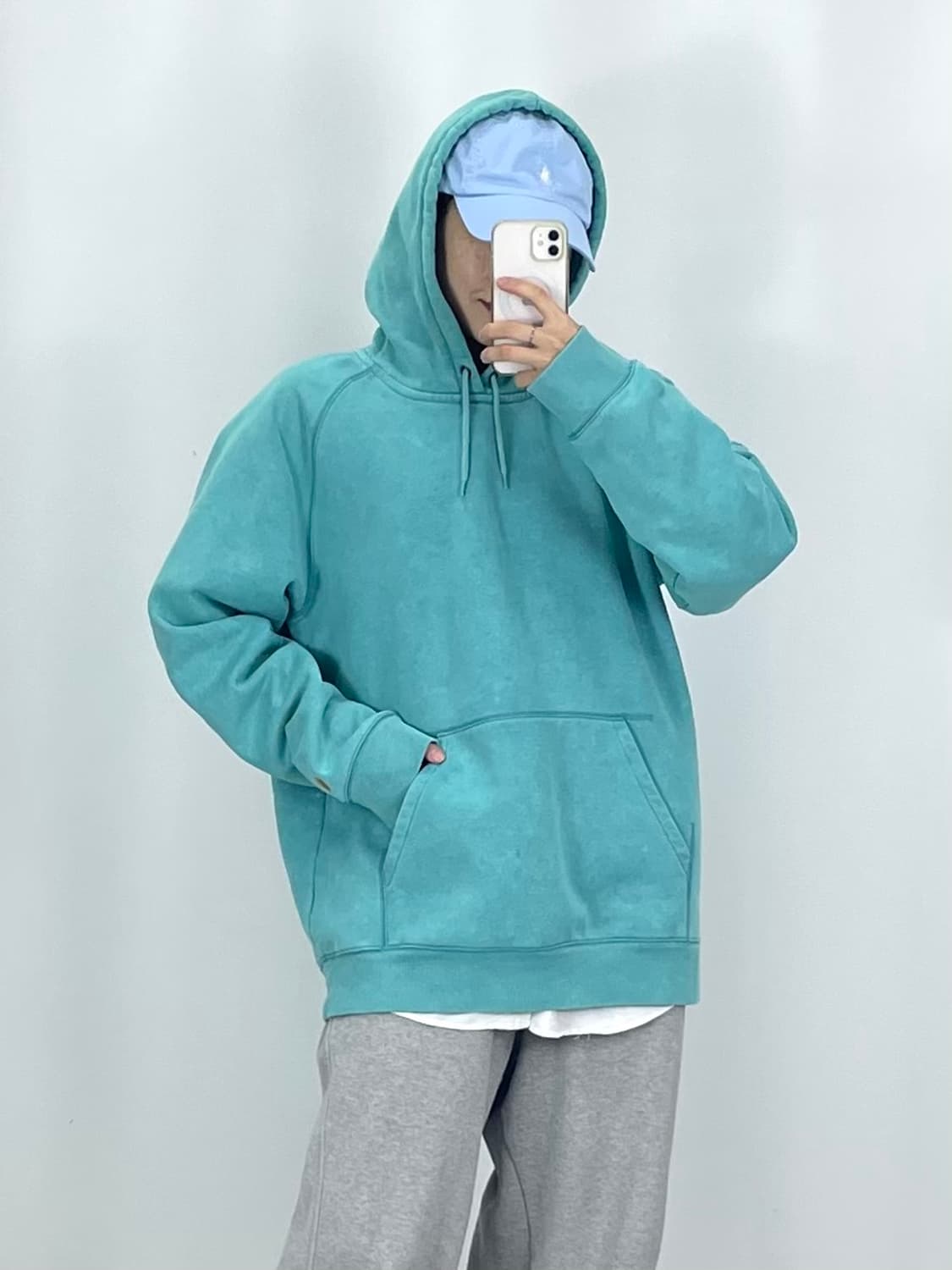 [2XL]칼하트 민트 후드티셔츠 CK9799 상품이미지1