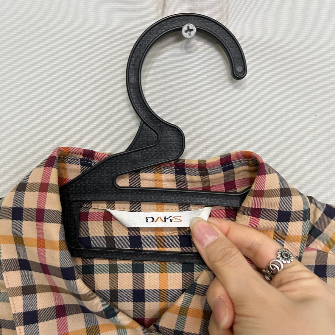 닥스 여성 빈티지 체크 셔츠 95 상품이미지2