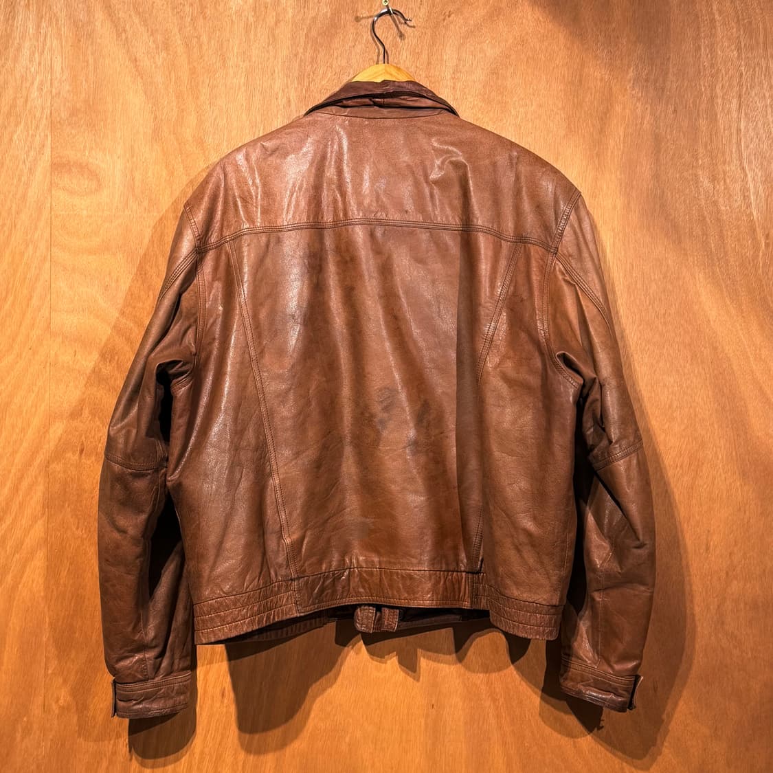 리바이스 90s 웨스턴웨어 카우레더 트러커 자켓 XL 소가죽 상품이미지8