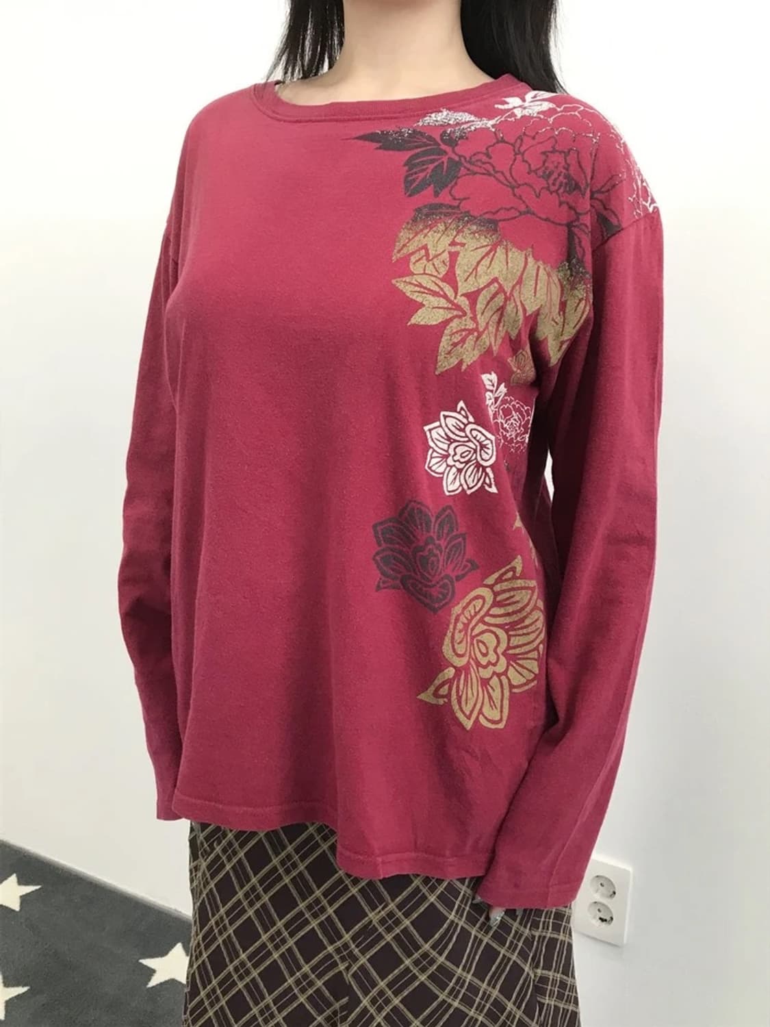 00’s BULLET NOISE Floral Print Long Slee 상품이미지3