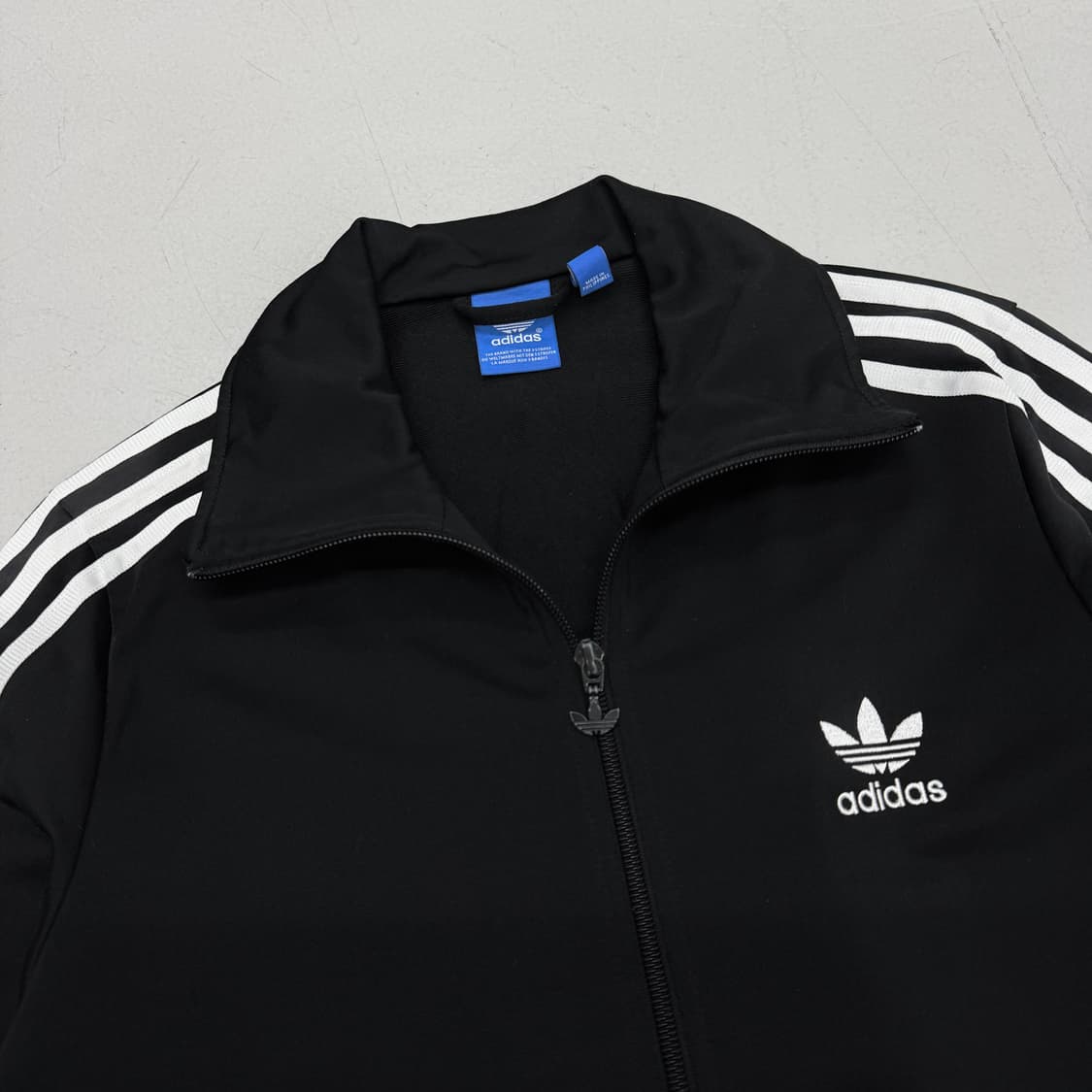 아디다스 빅로고 파이어버드 트랙탑 져지 블랙 상품이미지4