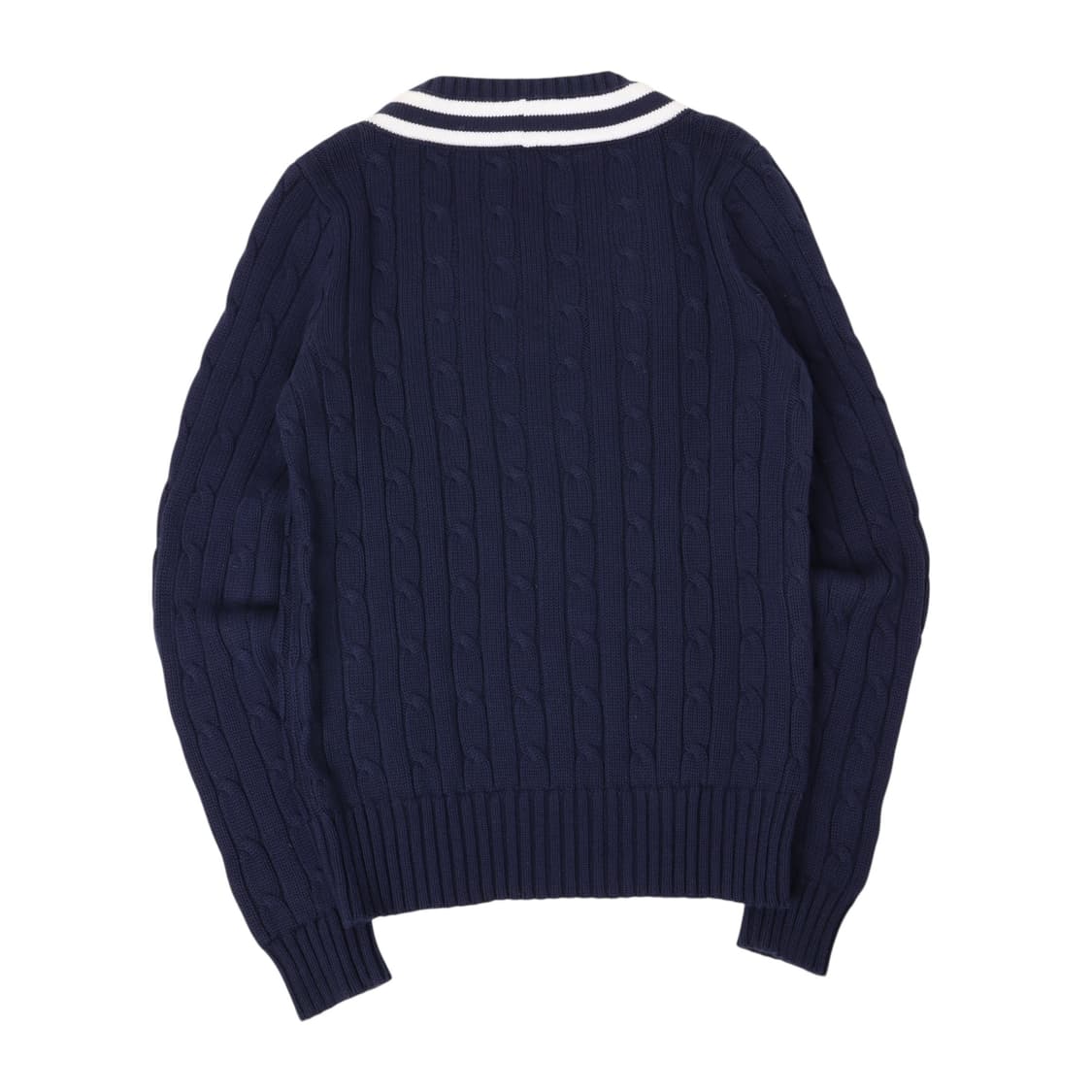 폴로 랄프로렌 네이비 크리켓 브이넥 케이블 니트 상품이미지5