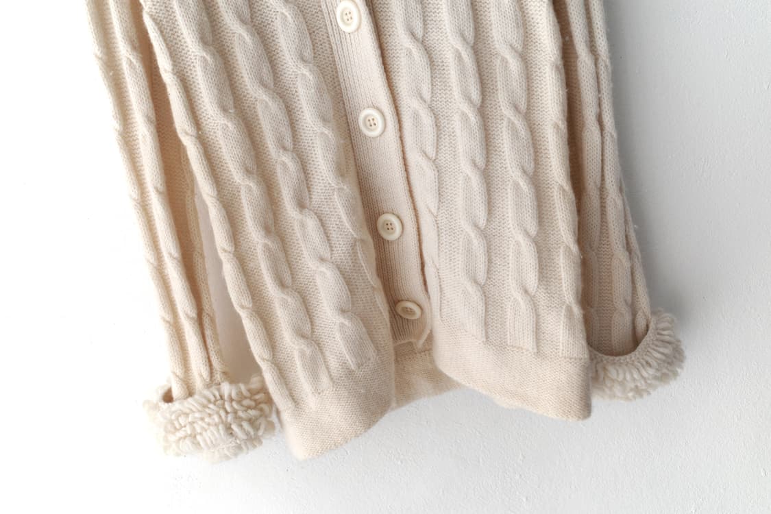 knit fur cardigun 상품이미지4