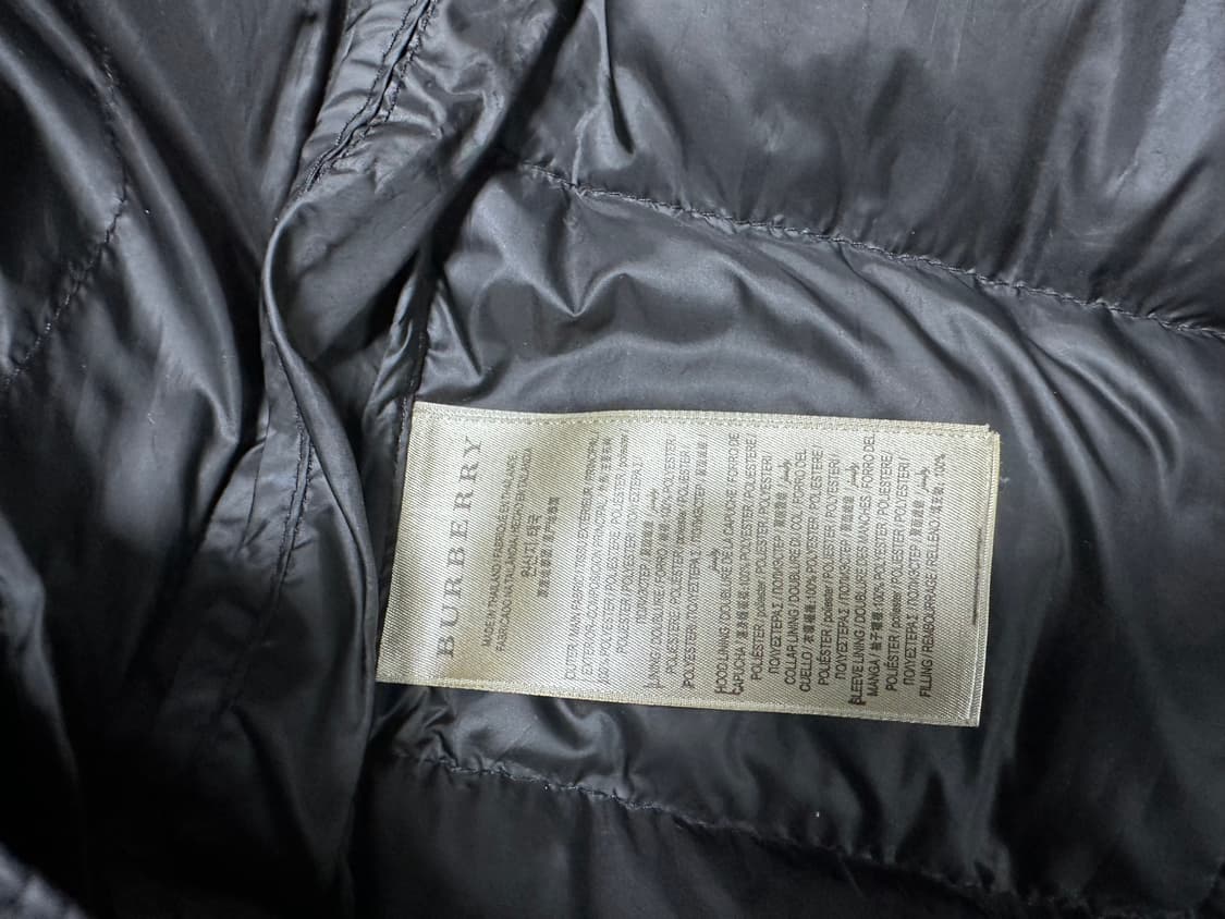 버버리 여성 롱패딩 M 블랙 상품이미지5