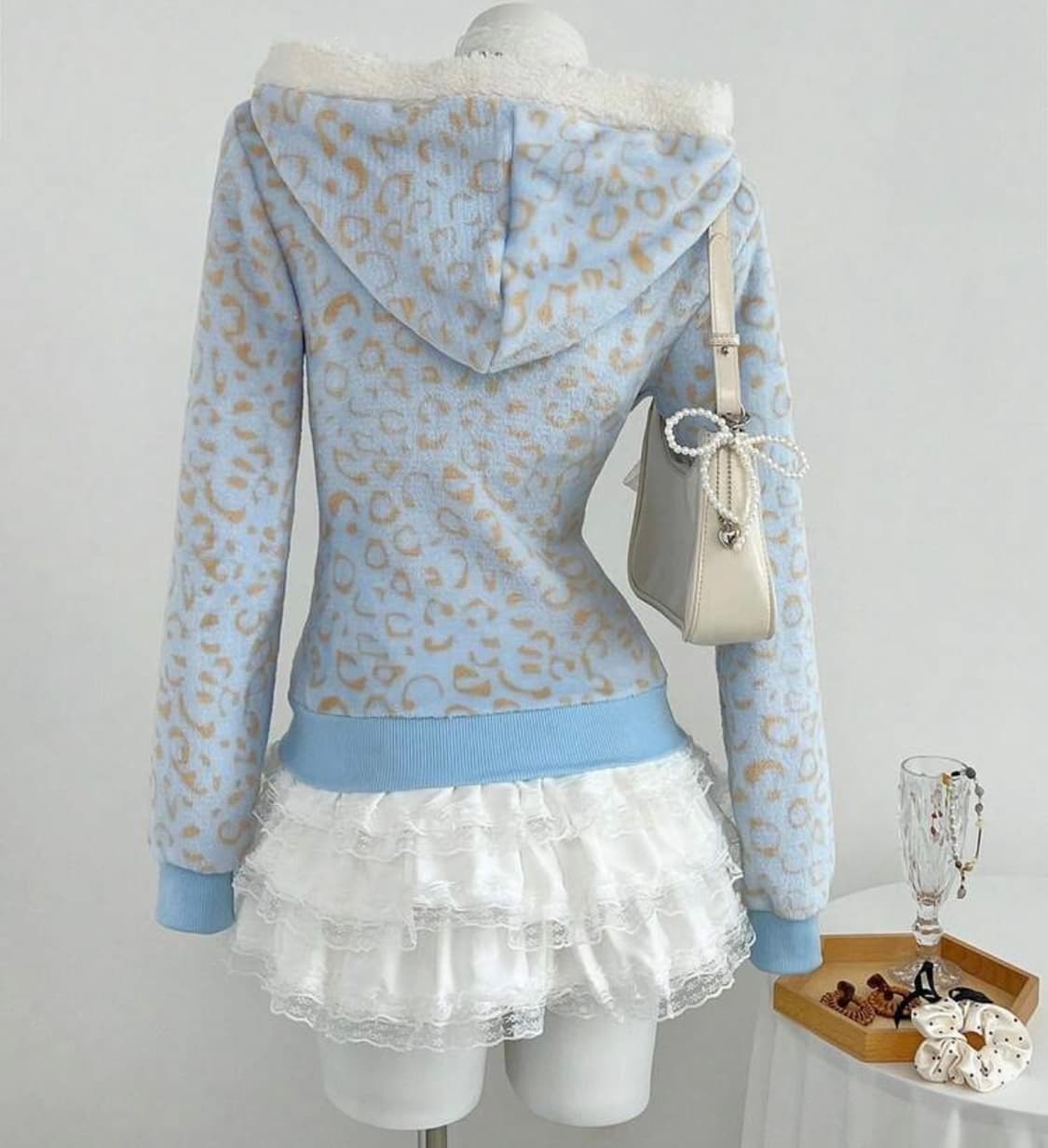 호피 후드집업 상품이미지3