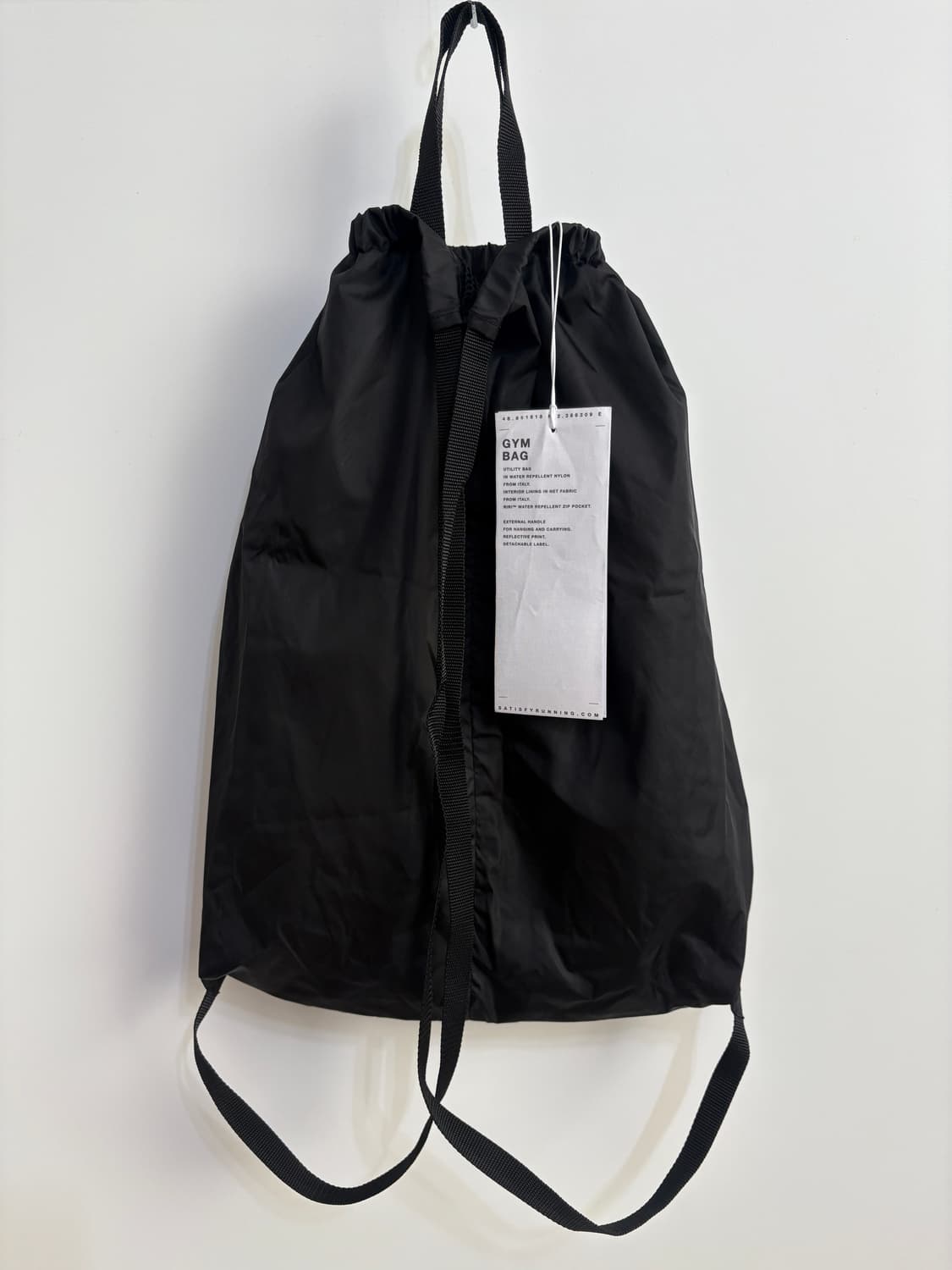 세티스파이 SATISFY / 짐백 GYM BAG 블랙 / ONE 상품이미지6