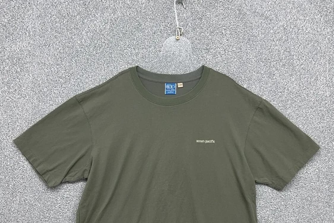 오션퍼블릭 빈티지 로고 카키 반팔티 X-LARGE 상품이미지3