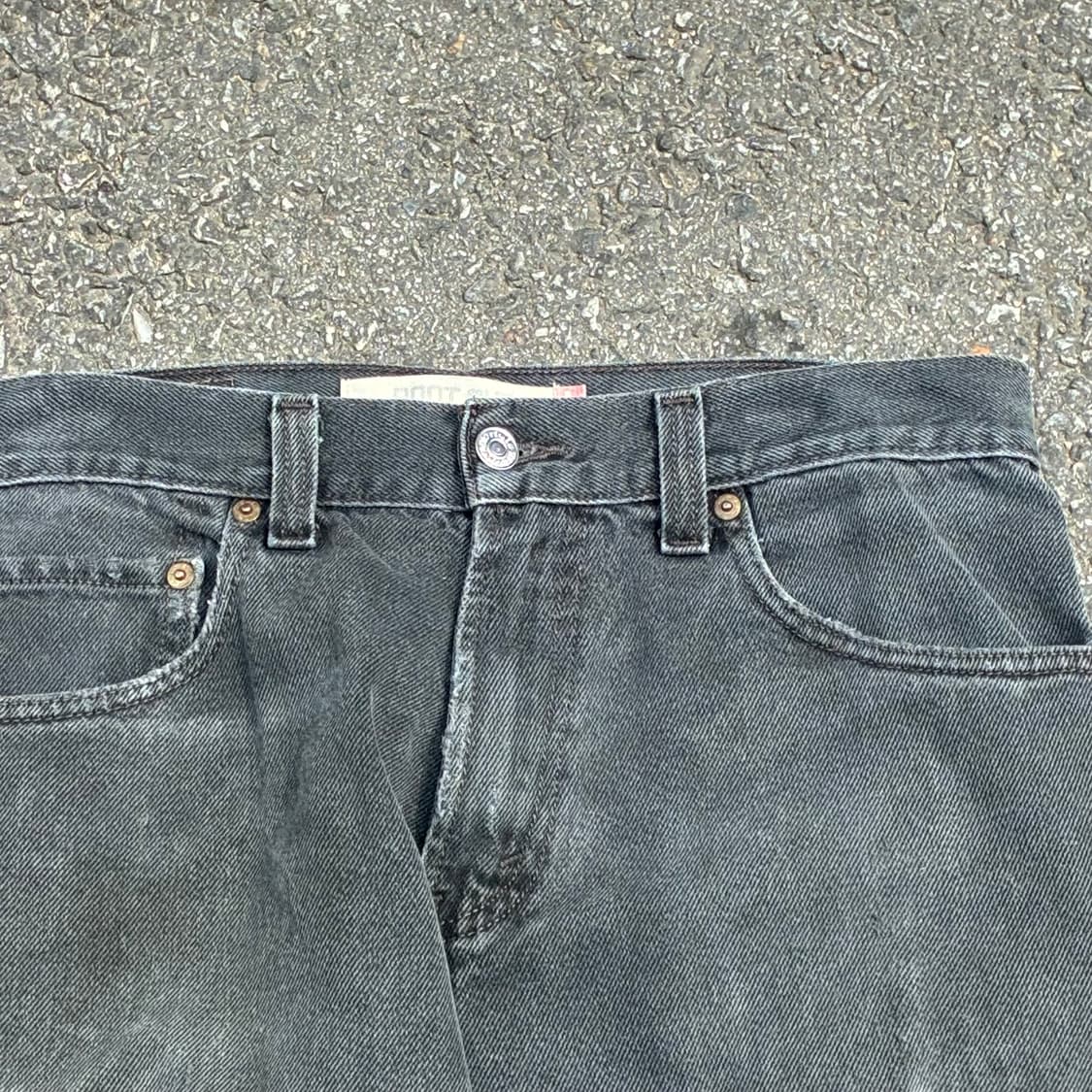 00s 리바이스 517 부츠컷 블랙진 데님팬츠 p516 상품이미지3