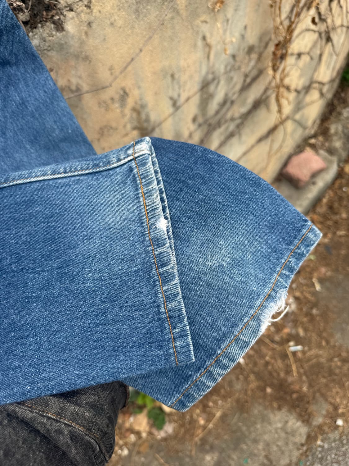 90s 리바이스 빈티지 501 워싱 데님 팬츠 31 상품이미지6