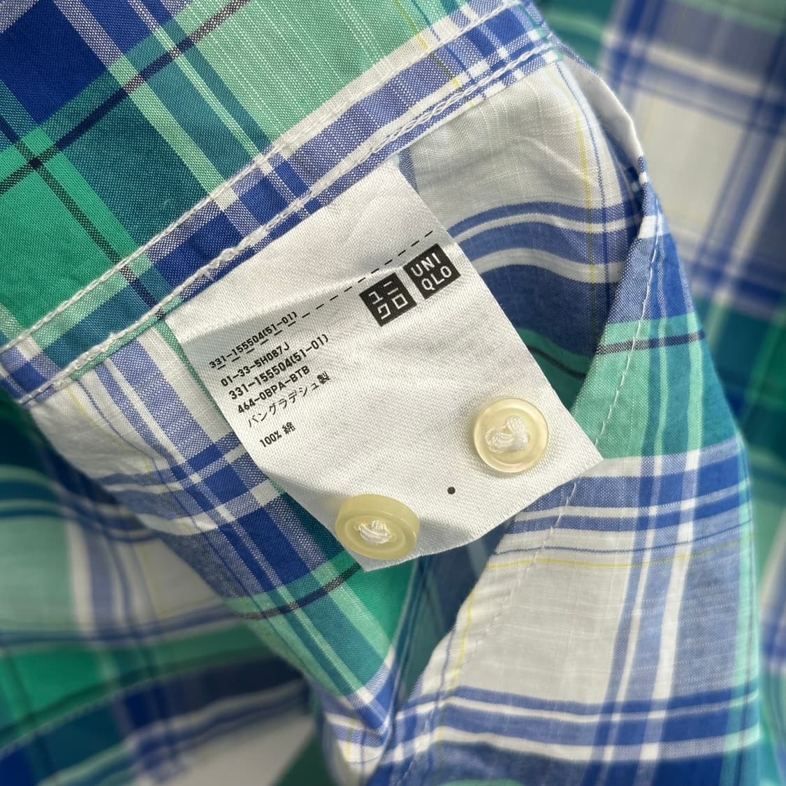 유니클로 체크 셔츠 상품이미지7