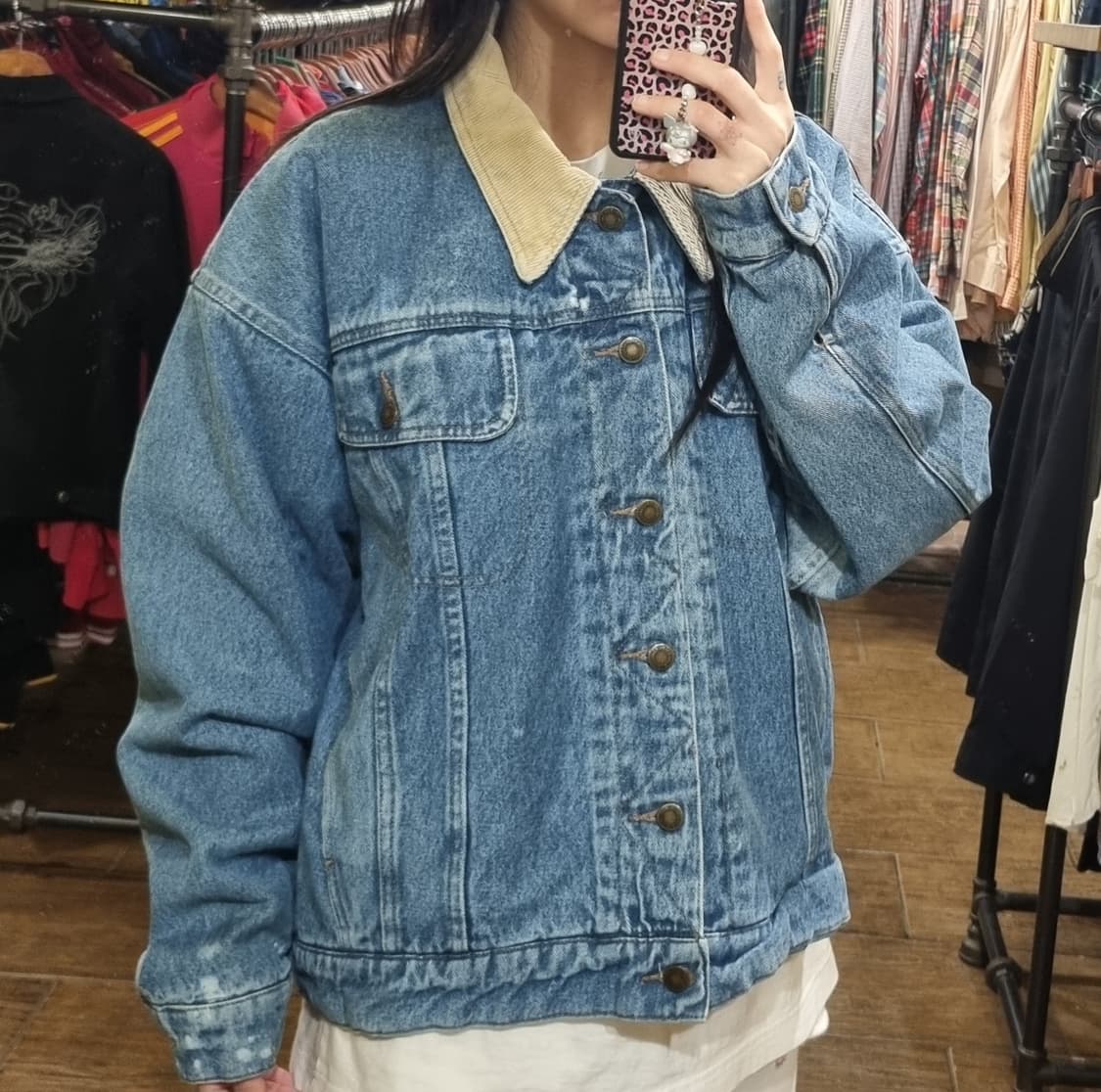 [Hi] vtg 빈티지 데님 자켓 블루 상품이미지3