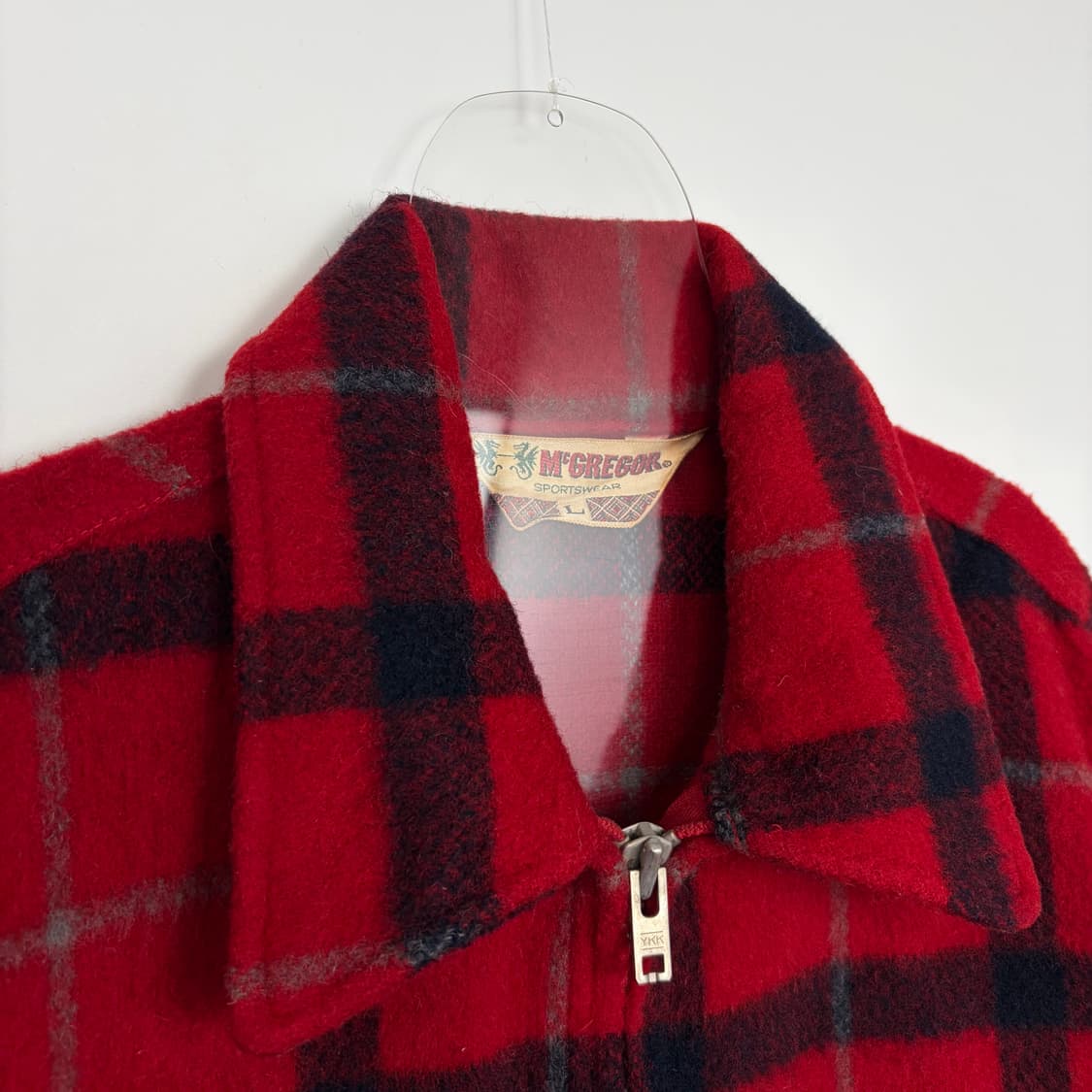 맥그리거 버팔로 플레이드 울 자켓 상품이미지2