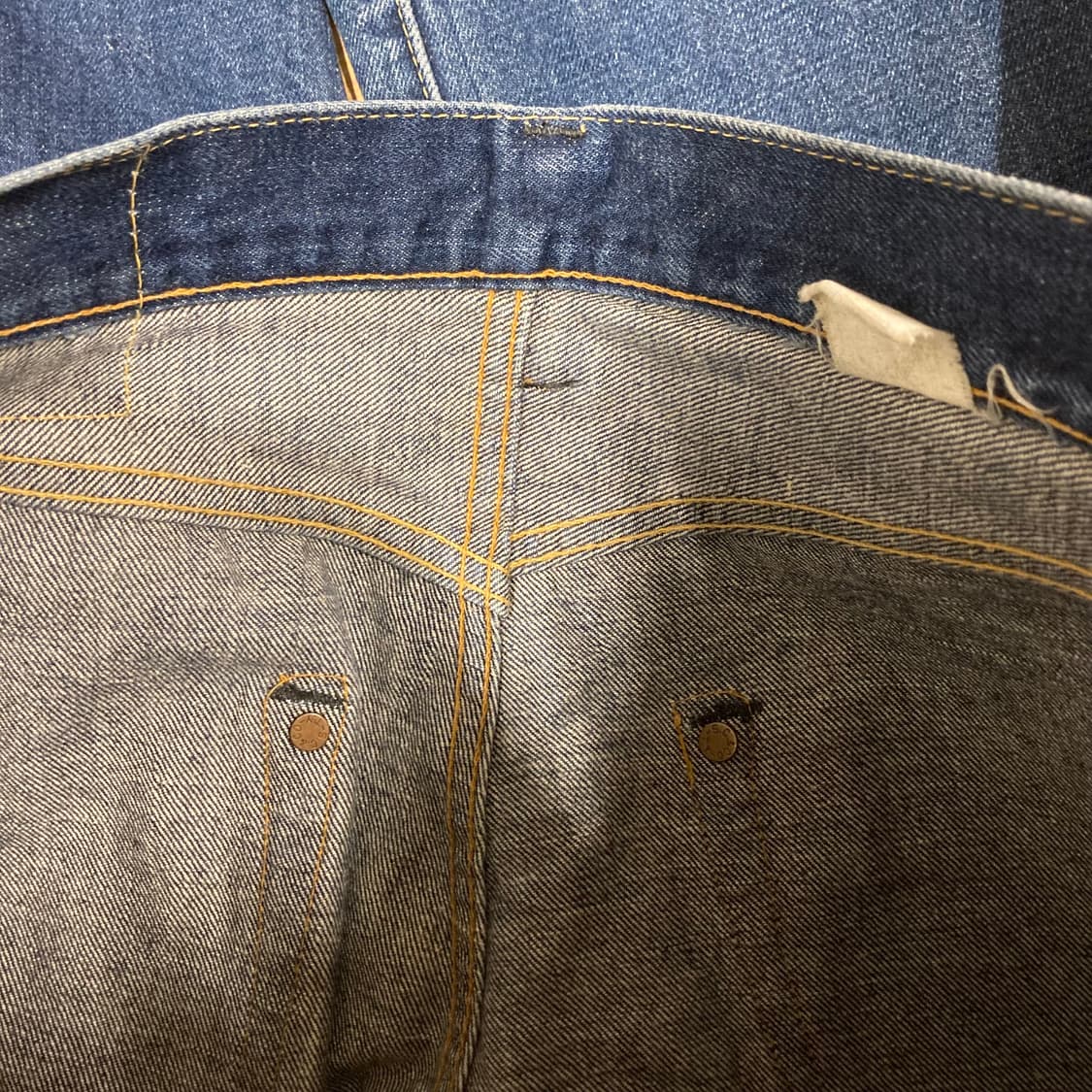 빈티지 슈가케인 워싱 셀비지 데님 팬츠 청바지 상품이미지5