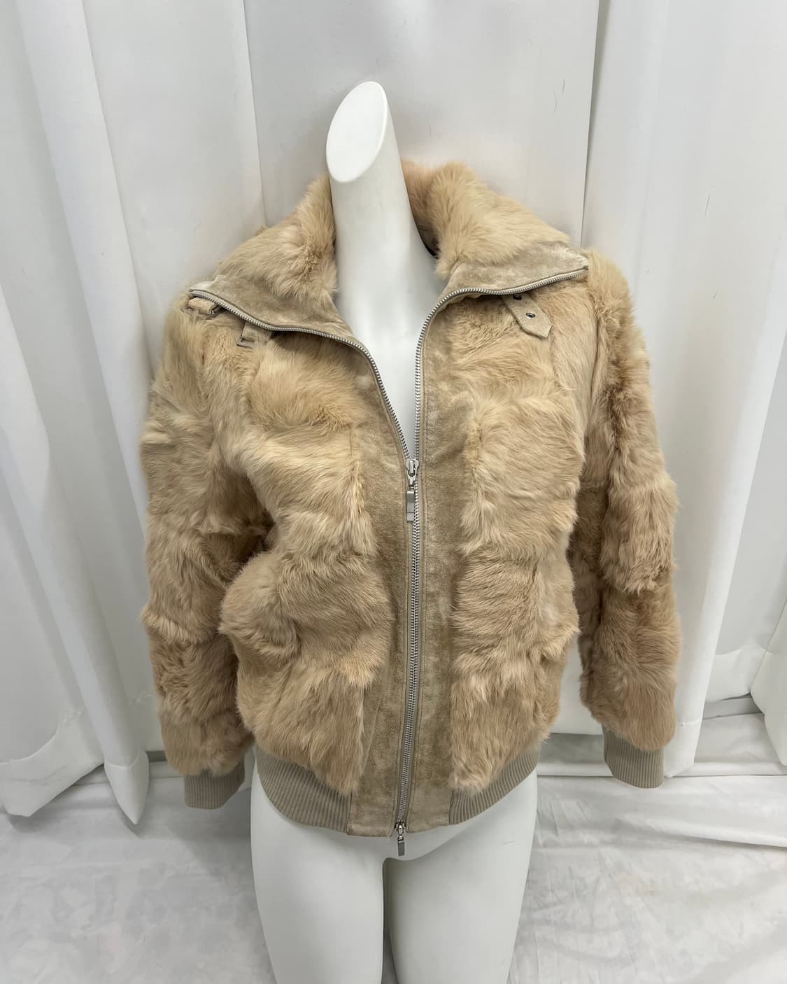 스웨이드 레빗퍼 자켓 상품이미지1