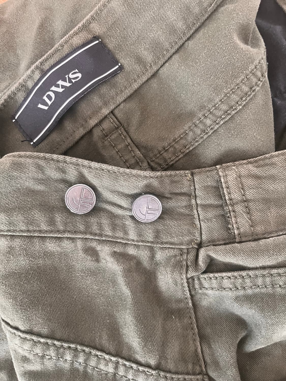 아이돈워너셀 카키 벌룬 팬츠 상품이미지5