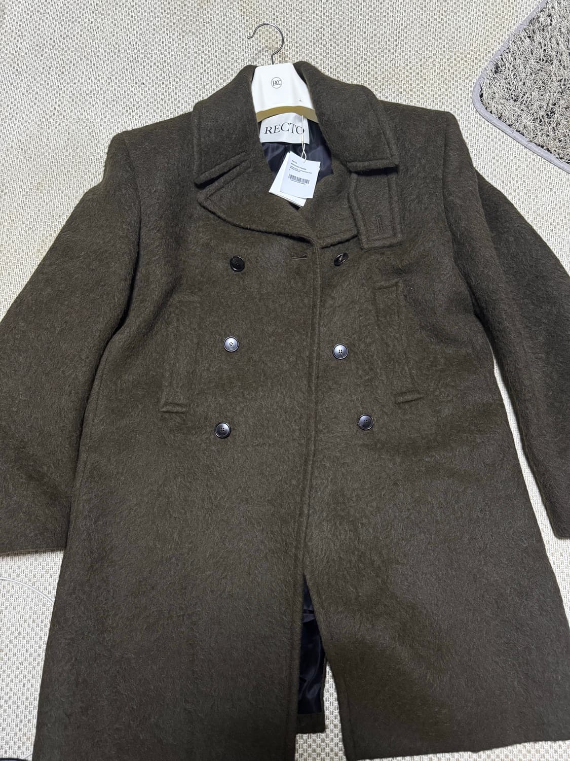 렉토 라마 울 빈티지 피코트 L 새상품 상품이미지1