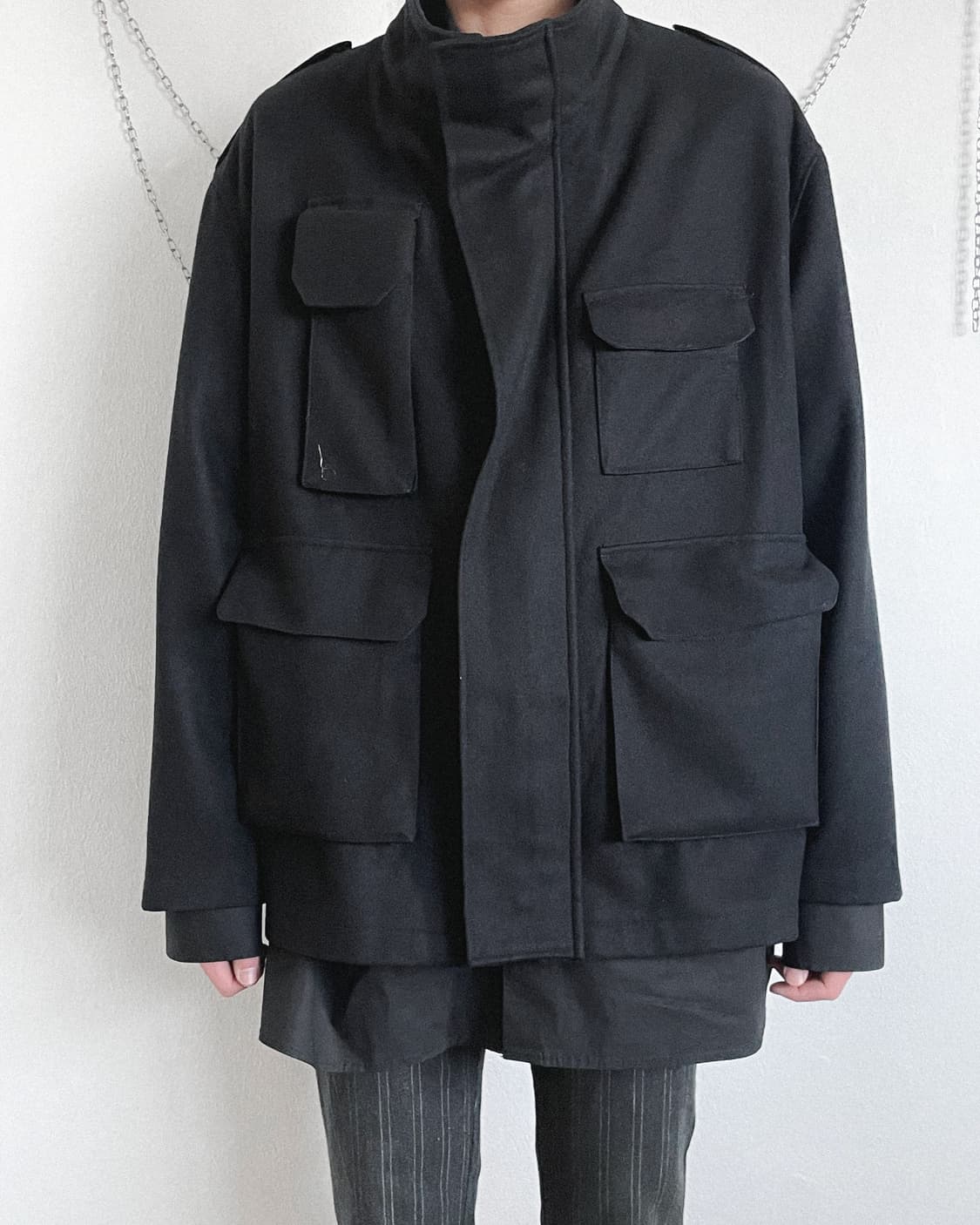 A.P.C 90s riri 2way 밀리터리 코트 상품이미지3