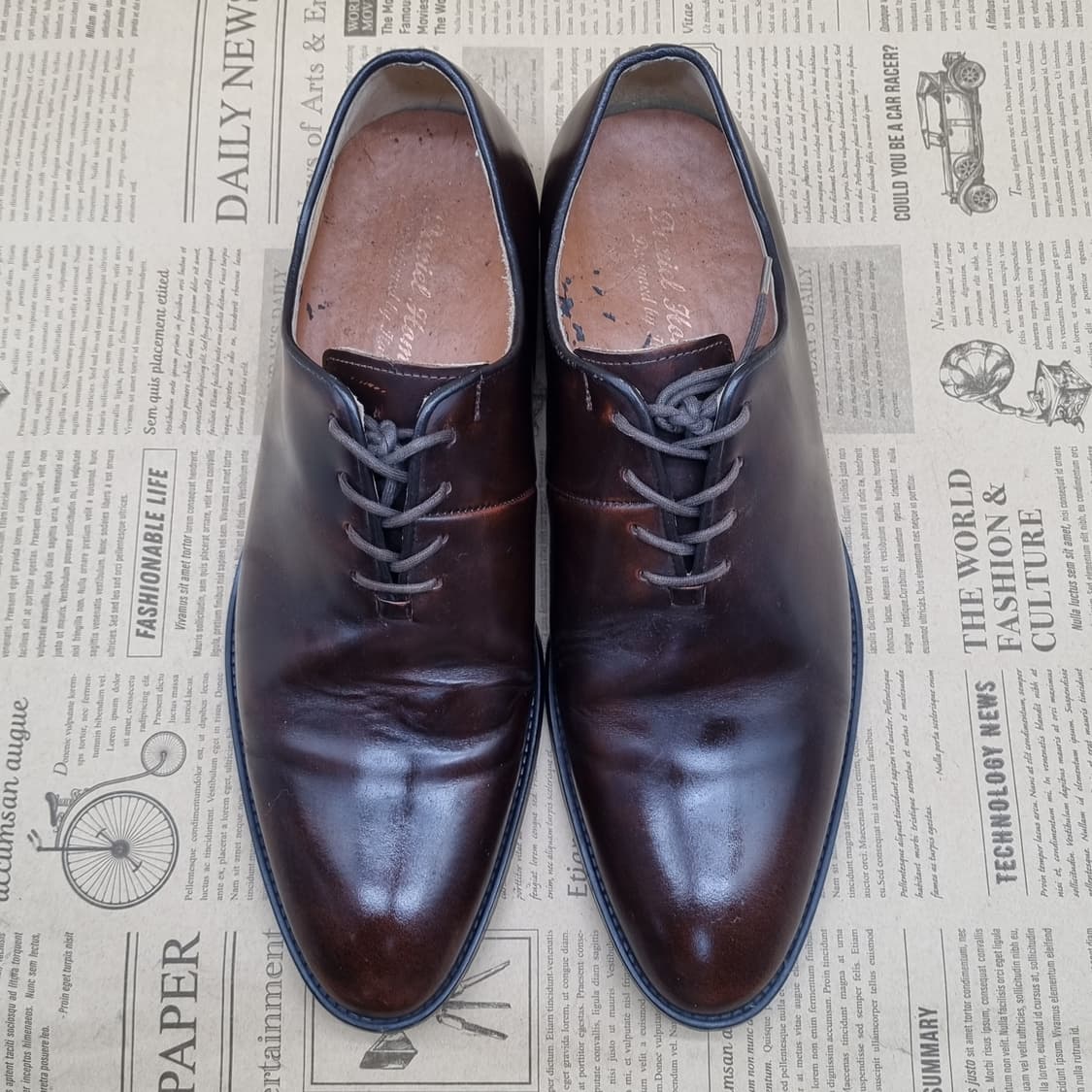 다니엘옴므 남성정장구두 실사이즈255 상품이미지2