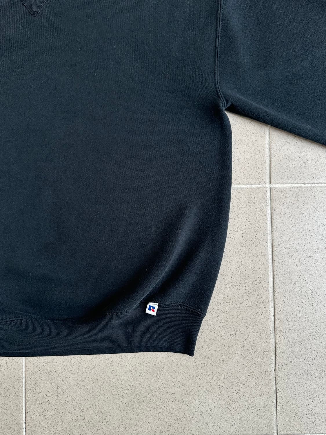 90s 빈티지 러셀 스웻셔츠 블랙 XL USA 상품이미지3