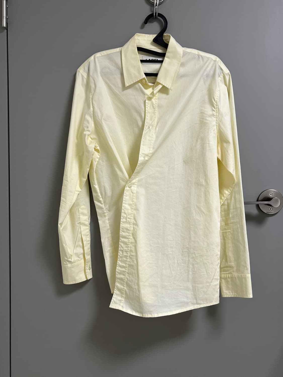 라벨 아카이브 노랑 랩셔츠 상품이미지2