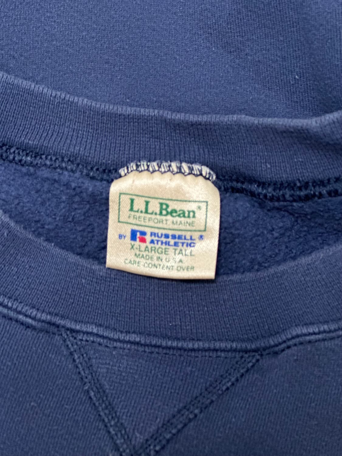 90s 러셀x엘엘빈 스웻셔츠 XL 상품이미지5